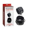 Kajdanki erotyczne skórzane czarne Surrender Ankle Restraints